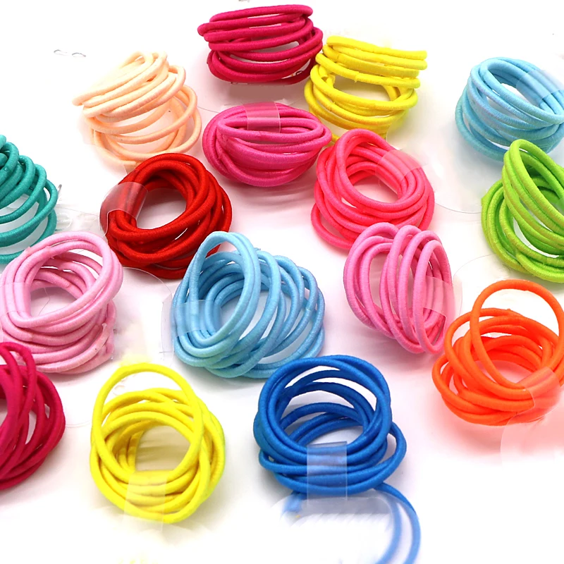 100PCS Girls Hairband Hair Rope Gum Rubber Band Fashion Women Hair Accessories Cute Colorful Elastic Ring Headbands For Girls 100PCS Girls Hairband Hair Rope Gum Rubber Band Fashion Women Hair Accessories Cute Colorful Elastic Ring Headbands For Girls