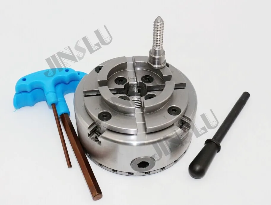 

Wood-working scroll chuck self-centering chuck 4'' clamping range 8-60mm