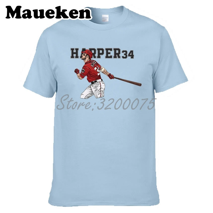 11 Мужская футболка Bryce Harper 34 Bryce Aron Max Harper, одежда, футболка в стиле «Вестерн», Мужская футболка для фанатов, подарок, футболка с круглым вырезом, W17081502 - Цвет: 11