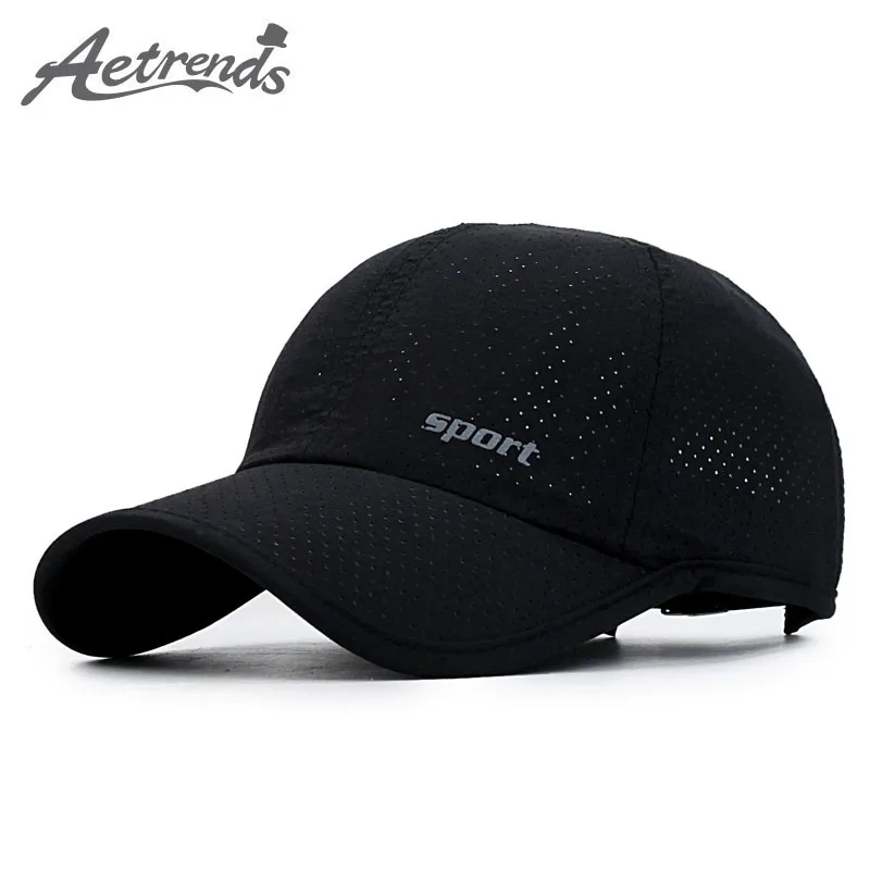 

[AETRENDS] Mesh Hat Summer Baseball Cap Russia Sports Caps Men Black Cappello Baseball Mens Hats Women Cap Outdoor Z-5231