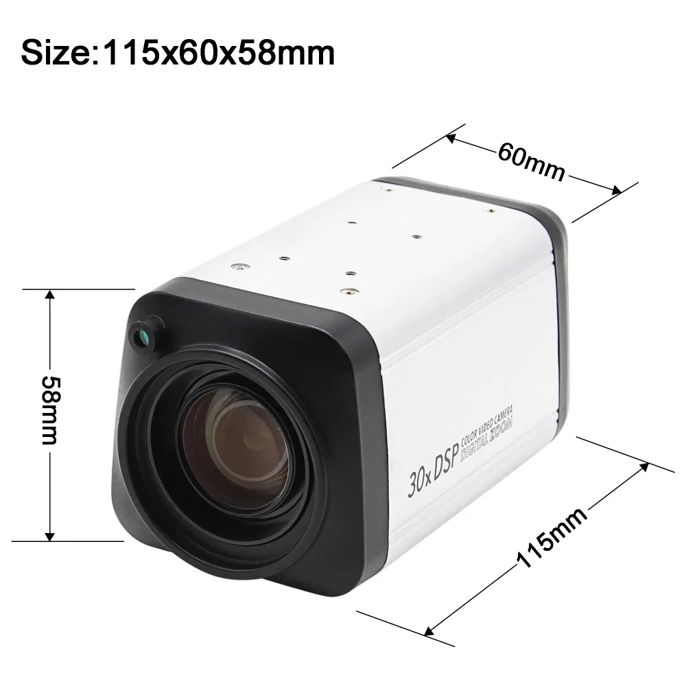 

2.0MP All in one camera 30X 3-90mm WDR Box Camera AHD Auto IRIS DSP 30X digital Zoom Surveillance CCTV AHD camera 1080P