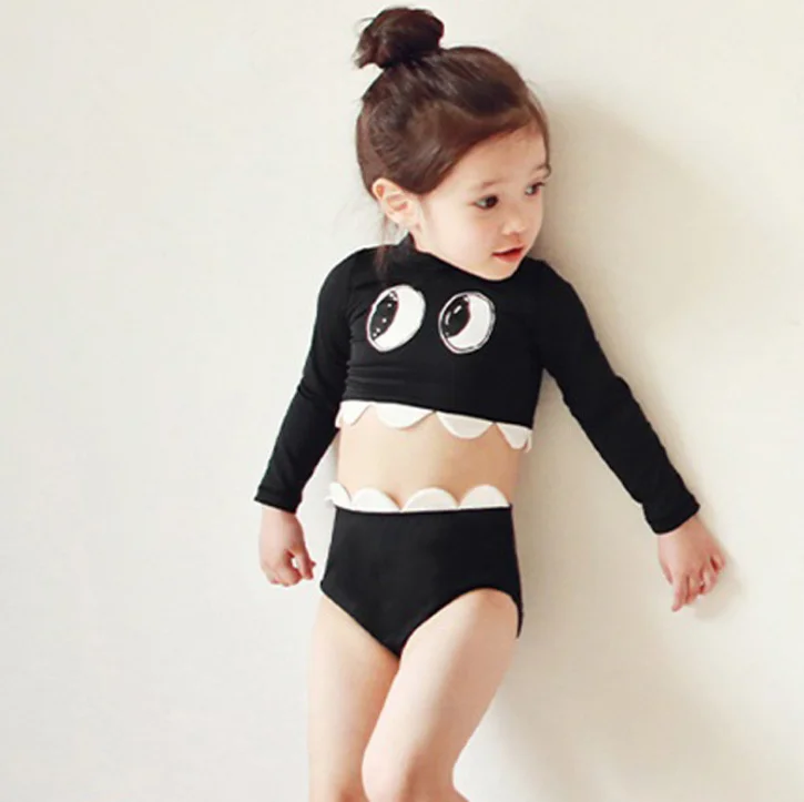 Чудесный дизайн в виде животного два предмета купальник из полиэстера милый лебедь детский купальник юбка купальный костюм для девочек Z901