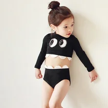 Чудесный дизайн в виде животного два предмета купальник из полиэстера милый лебедь детский купальник юбка купальный костюм для девочек Z901