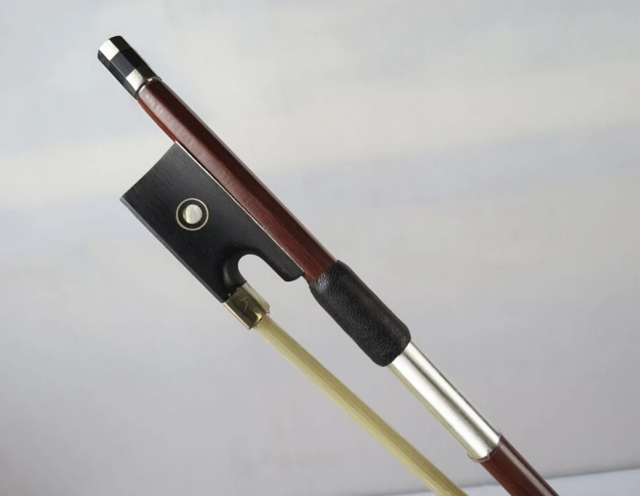 

1pcs student violin bows. brazilwood 1/8 student violin bow,ebony frog