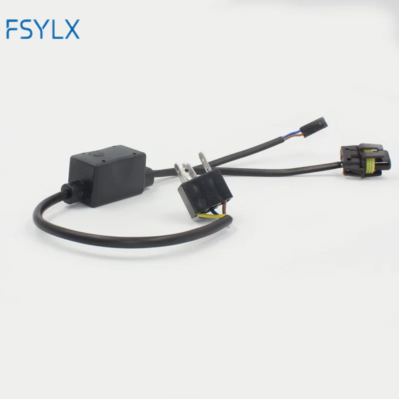 

10pcs Universal H4 Hi-Lo Relay Wiring Harness HID Xenon Ballast Cables Wire Connector for One Auto Motor Headlamp Light