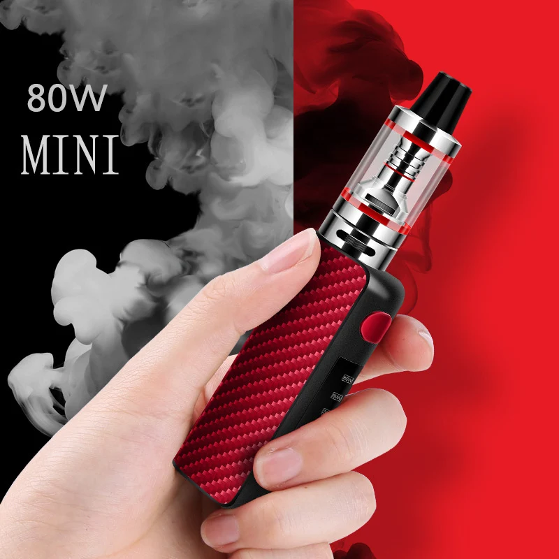 Hot Selling Electronic Cigarette Vapor Vape Pen Hookah MINI 80W Starter Kit 510 Metal Body E cigarette Vape 2.5ml Atomizer Hot Selling Electronic Cigarette Vapor Vape Pen Hookah MINI 80W Starter Kit 510 Metal Body E cigarette Vape 2.5ml Atomizer