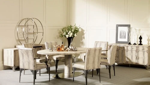 Special Offers stainless steel Dinning table with dining room set with 6 chairs, leather top table moderns, wine dining side cabinet/ leather Special Offers stainless steel Dinning table with dining room set with 6 chairs, leather top table moderns, wine dining side cabinet/ leather