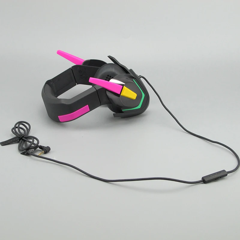 Светодиодный D. Va MEKA аналоговая игровая гарнитура часы над Dva наушниками EVA bluetooth-гарнитура