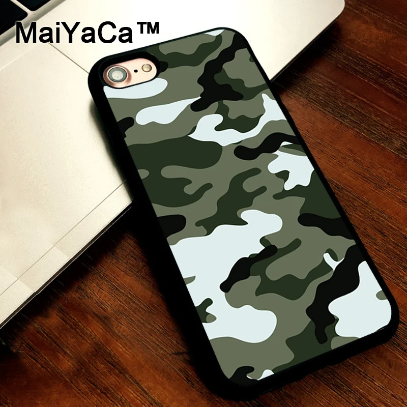 MaiYaCa Camo Camouflage Pattern TPU Rubber Skin Mobile Phone case For