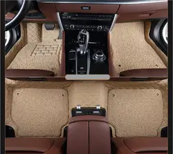 Авто Коврики для BMW F06 Gran Coupe 640 650 2011-2017 футов ковры шаг Коврик высокое качество Вышивка кожа Провода катушки 2 Слои