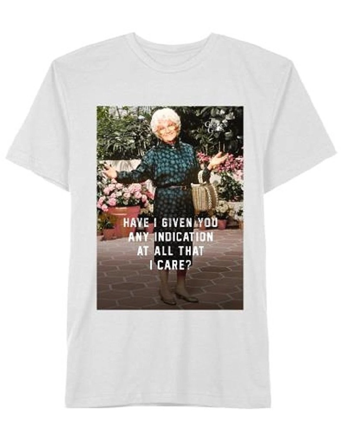 

Golden Girls Sophia I Care Unisex White T-shirt Plus Siz