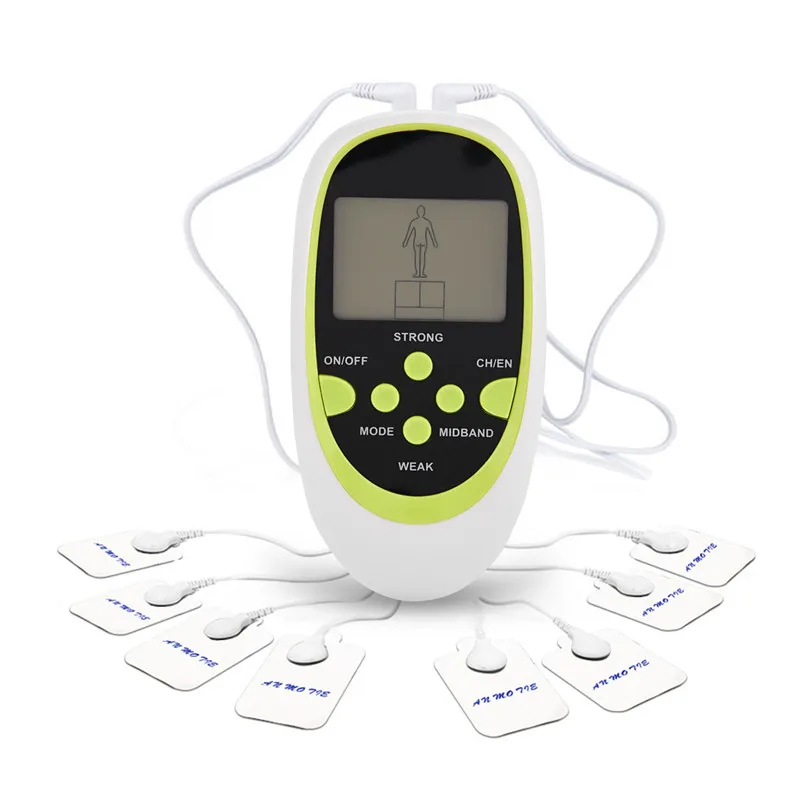 Body Massager Electric Stimulator Full Body Relax Pulse Tens Acupuncture Digital Therapy Machine 8 Pads For Back Neck Foot Leg
