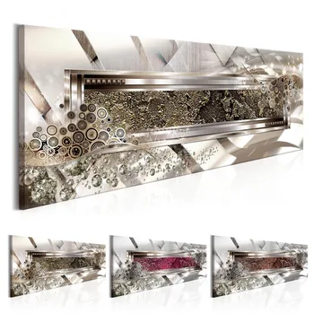

Abstract beautiful Diamond Design Canvas Print Wall Art Modern Home Decoration, Choose Color & Size(Multicolor)No Frame
