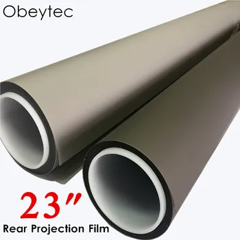 

Obeytec 23" Rear Projection Film Sample ( Transparent, Grey, Black,White, Front projection grey)
