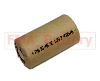 

12Pcs Ni-MH SC Sub C 1.2V 4000mAh Model Boat RC Car Power tools high-rate Battery