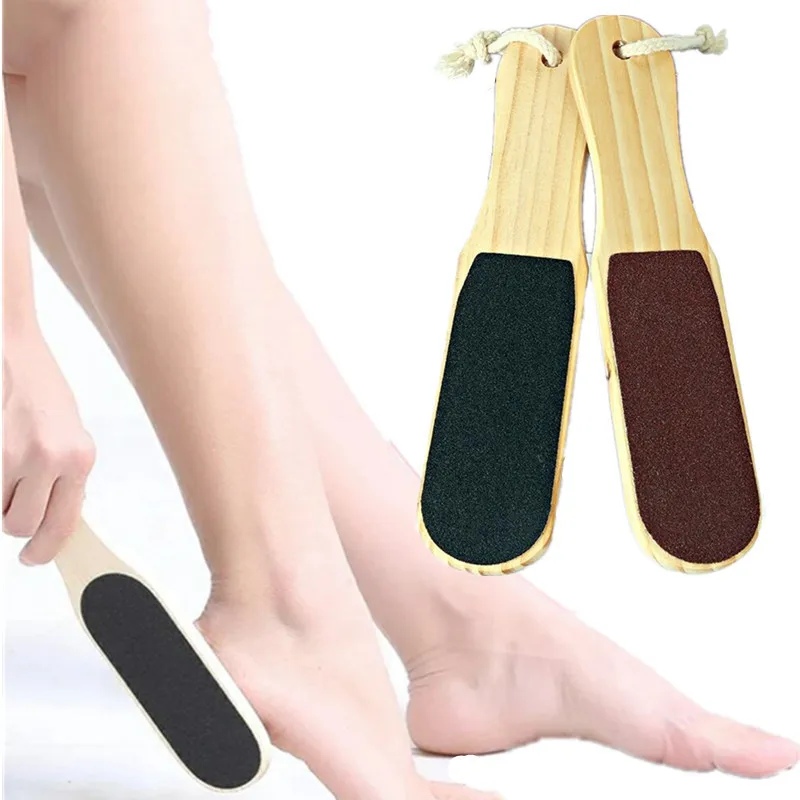Wooden Foot Rasp Handle Callus Remover Art Foot Rasp File Pedicure