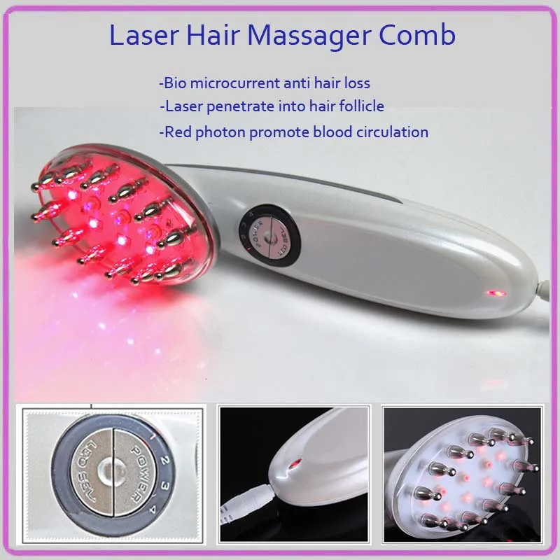 3 IN 1 Electric IPL Laser Hair Growth Bio Microcurrent Hair Follicle