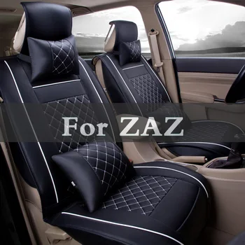 

Pu Leather Car Seat Cover Universal Chair Covers Styling Set For Zaz 1102 Tavria 1103 Slavuta Dana Chance Nova Sens Vida