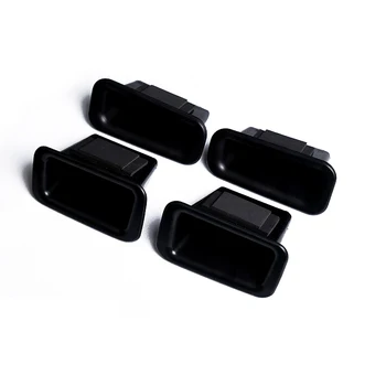 

Accessories Trim Fit For Ford Explorer 2011 2012 2013 2014 Plastic Interior Door Storage Box Holder organizer 4pcs/set