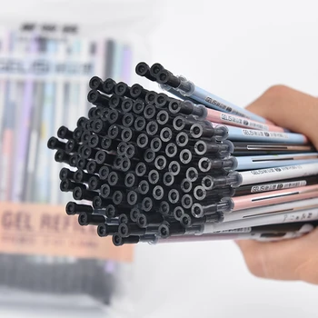 

100PCS/lot Neutral Pen for The Core 100 Sales Volume Students Use 0.5 Black Refills Office Supplies Stationery Wholesale