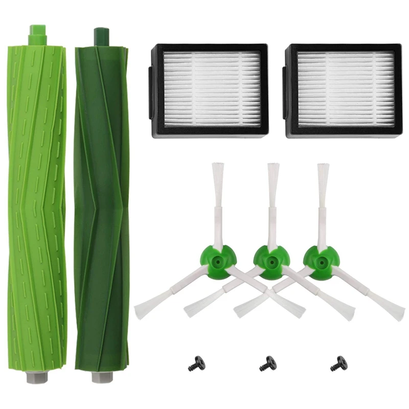 

Replacement Accessory Kit For Irobot Roomba I7 I7+/I7 Plus E5 E6 E7 Series Robotic Vacuum,2 Filters+3 Brushes+1 Multi-Surface