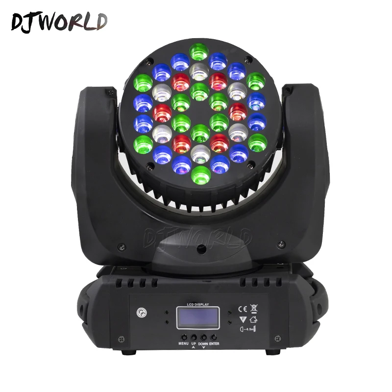 36x3w Lighting Djworld Горячая Быстрая и DMX сценический свет светодиодный движущаяся головка светодиодный луч 12X12 Вт/36X3 Вт RGB профессиональный сценический завод Цена Вечерние - Цвет: 36x3w Lighting