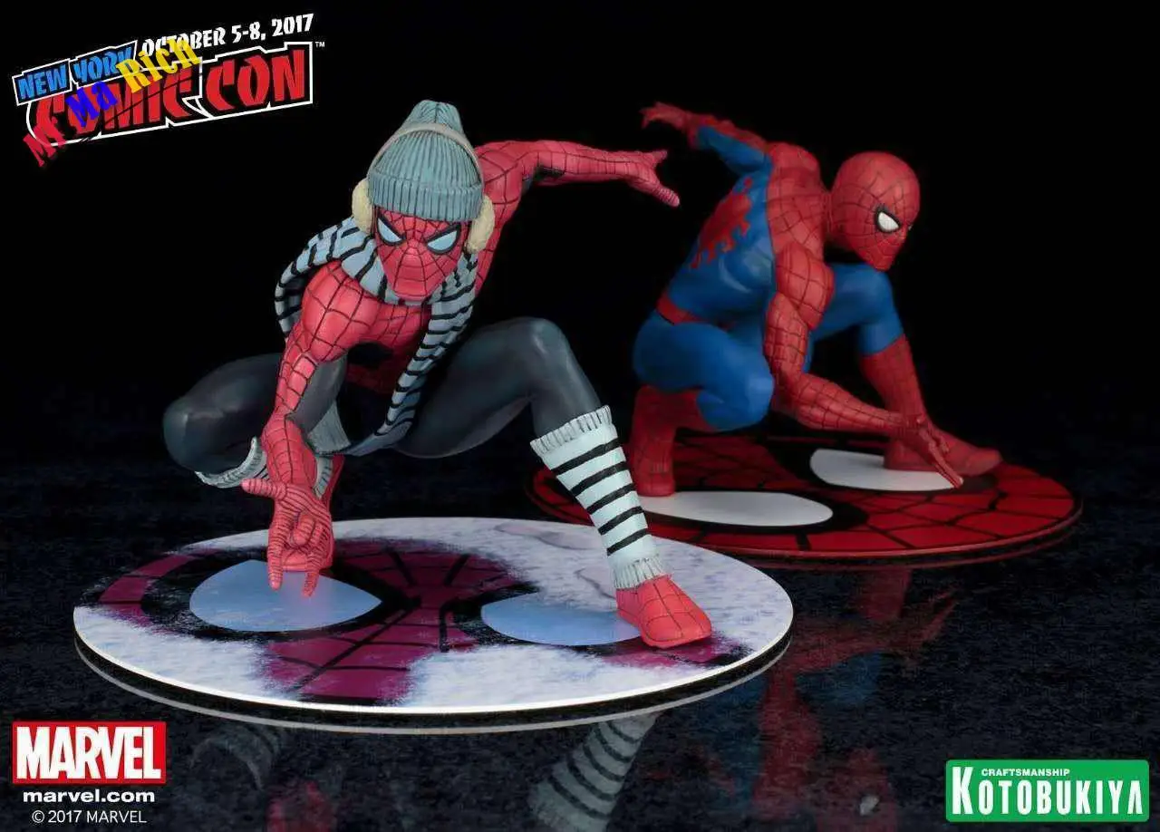 Marvel The Amazing Spiderman Con La Sciarpa Artfx + Statua 1/10 Scala Preverniciato Corredo Di Modello ПВХ фигурка Giocattoli |