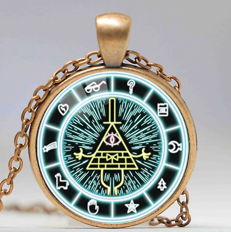 Drama-Gravity-Falls-Light-Blue-Mysteries-BILL-CIPHER-WHEEL-Steampunk-Pendant-Necklace-Fashion-Jewelry (3)