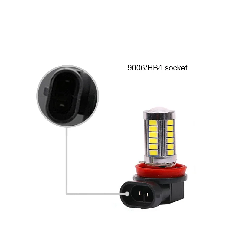 Boaosi 2x супер белый 9006 HB4 5630 CREE чип светодиодный Противотуманные фары дальнего света лампы нет ошибок для VW Golf 6 MK6 Scirocco T5 транспортер
