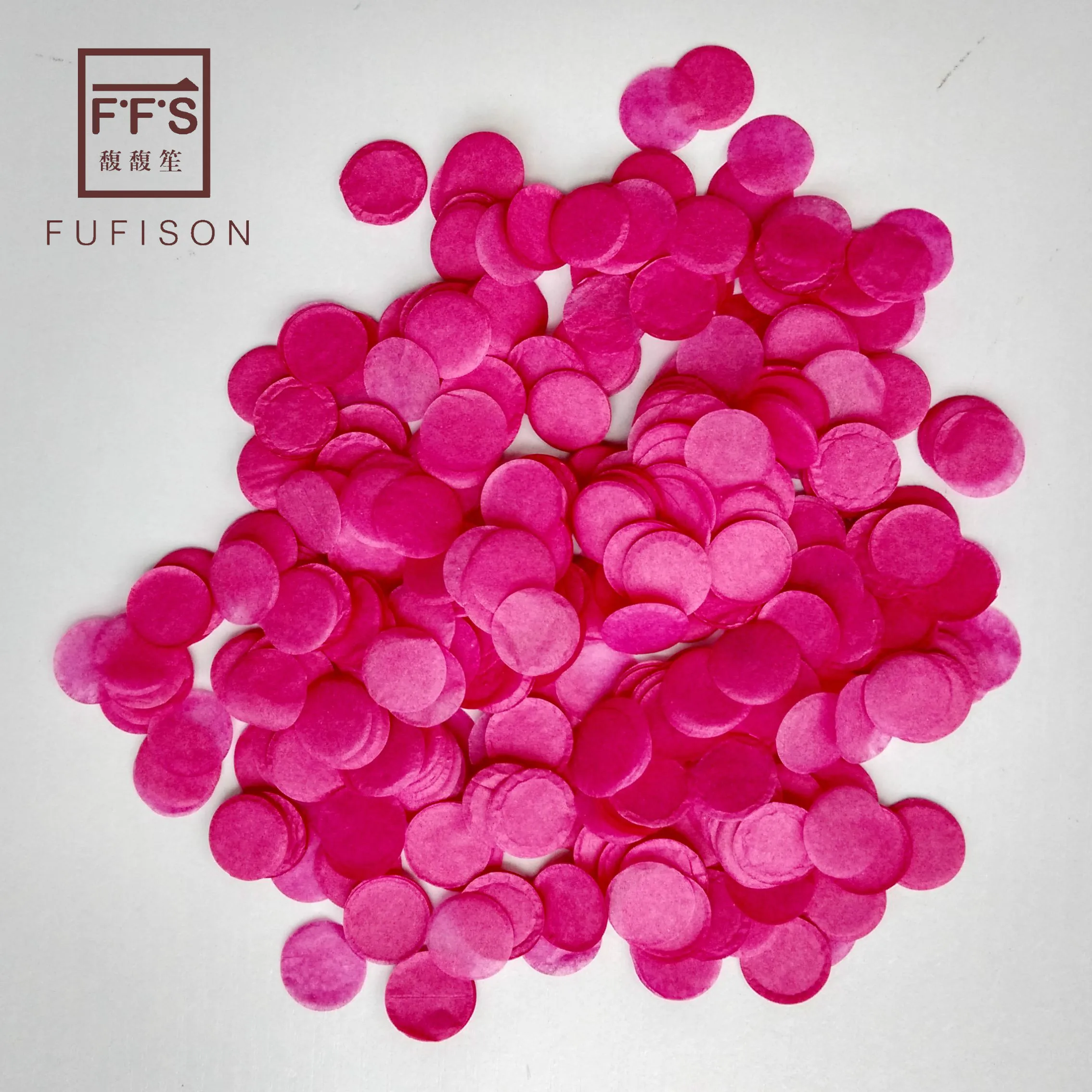 FFS 5 г(около 1000 шт) в пакете 1,6 см Круглые Конфетти из папиросной бумаги украшения свадебного стола - Цвет: Rose