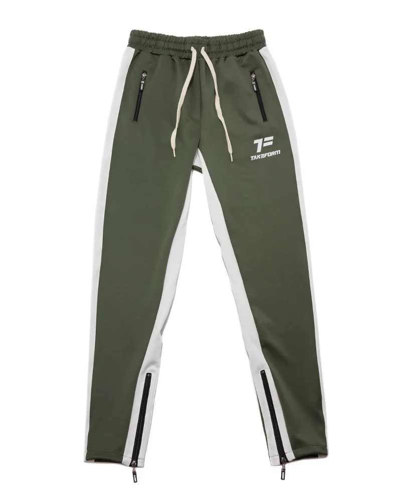 Army Green Летние Новые мужские брюки для фитнеса в стиле хип-хоп, тонкие дышащие модные штаны с карманами на молнии, высококачественные брюки для треники из хлопка - Color: Army Green
