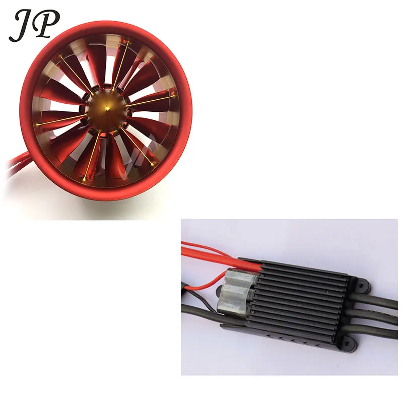 Вентилятор воздуховода JP120mm EDF 12 лопастей с 5060 двигателем 750KV комплект