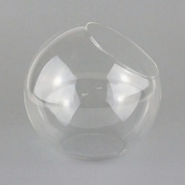 5 x Tealight Candle Holder Glass Ball Flower Vase Garden Outdoor Decor Set 