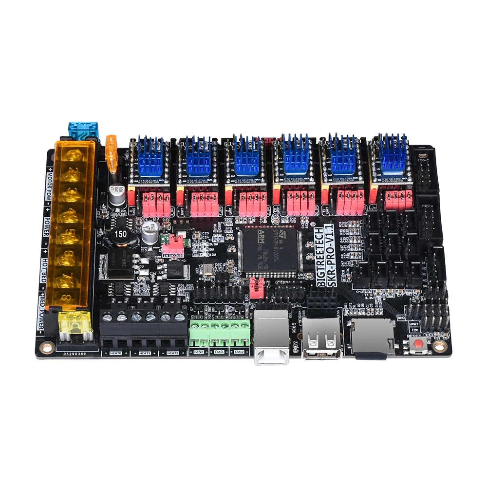 BIGTREETECH SKR PRO V1.1 32 бит wifi плата управления части 3d принтера Vs MKS Gen V1.4 с TFT 35 TMC2208 A4988 TMC2130 драйвер