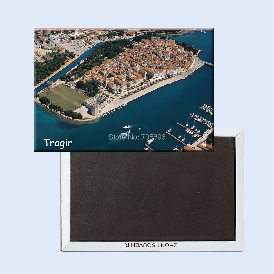 

Refrigerator Magnets 78*54mm,Trogir Croatia Travel Rigid Fridge Magnets 20846