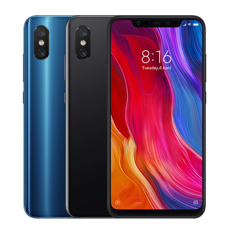 Глобальная версия Xiaomi mi 8 6 Гб 64 21 &quotполный Экран Snapdragon 845 Octa Core 20MP Фронтальная
