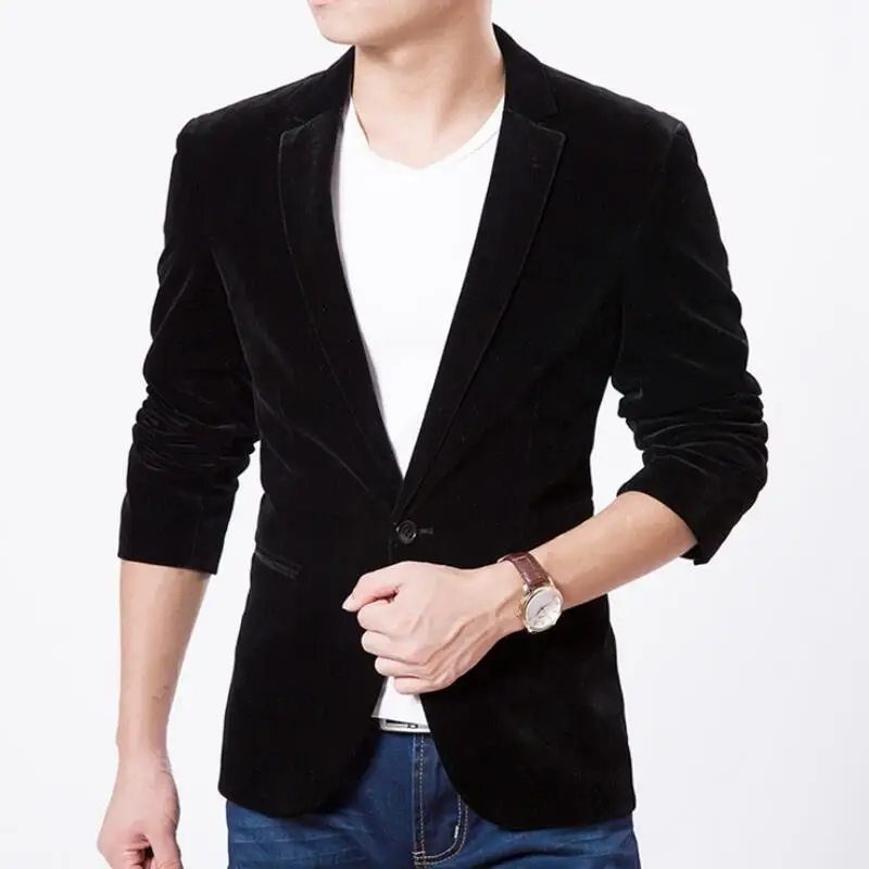 M 4XL!blazer Hombre New Mens Blazer Spring Fashion Suits For Men Top