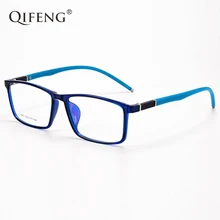 QIFENG оправа для очков мужские и женские очки для работы за компьютером оптическая оправа для мальчиков и девочек TR90 очки для мужских прозрачных линз QF200