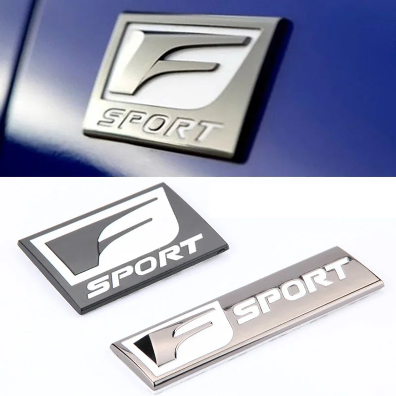 2x 3d F Sport Symbol Car Styling Auto Body Side Rear Emblem Badge