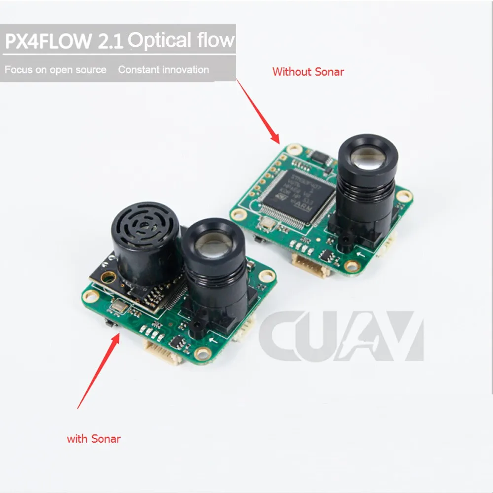 CUAV RC Запчасти и аксессуары PX4FLOW 2,1 оптический датчик потока смарт-камера для PX4 PIXHAWK управление полетом