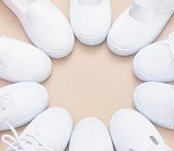 

YIFU Student children's white shoes A128(1)-A128(3)