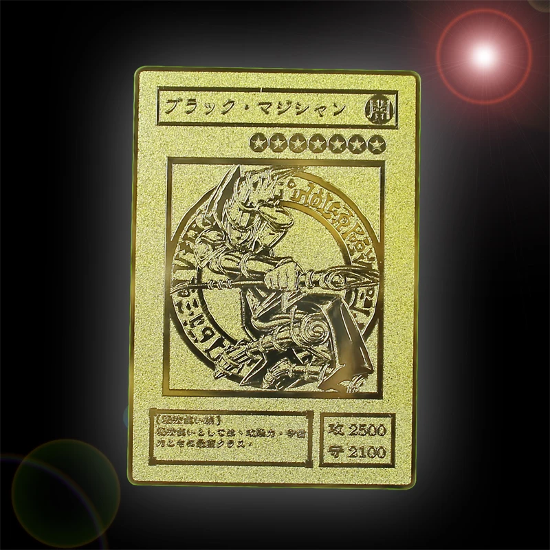 YU GI OH Золотая карта металлическая карта местный японский Золотой глаз белый дракон VOL издание Коллекционная карта детская игрушка подарок