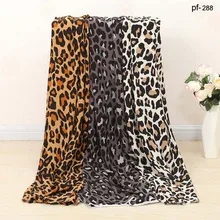 Ткань для модных рубашек с леопардовым принтом, Полиэстеровая ткань для осени и зимы, Huayao, шифоновая ткань с принтом