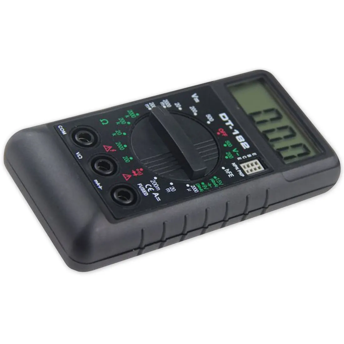 

1pcs Mini Digital Multimeter with Buzzer Overload Protection Pocket Voltage Ampere Ohm Meter DC AC LCD Portable Tool DT182