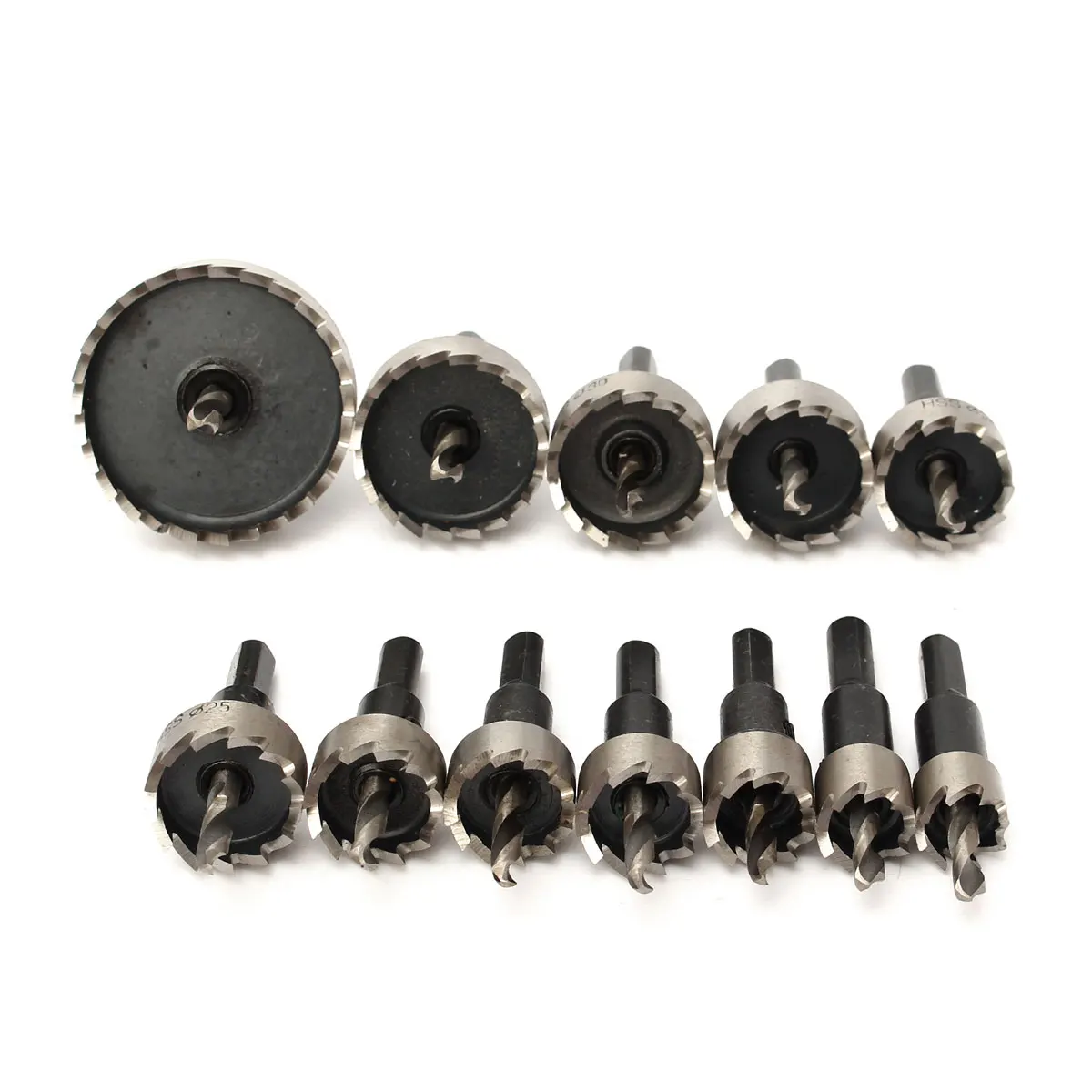 12pcs 15-50mm HSS Drill Bit Set Holesaw Hole Saw