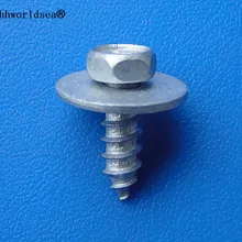 Shhworld Sea 100 шт. саморез с шестигранной головкой для автомобиля toyota, металлические крепежи, автомобильные металлические зажимы