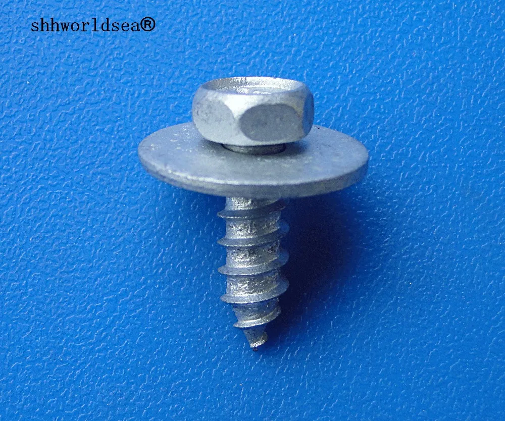 

shhworldsea 100pcs Hexagon head self-drilling screw for toyota car metal fasteners auto metal fastners Automotive metal clip