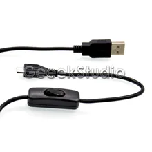 Micro USB Power Supply Charging Cable with ON/OFF Switch 1.5M for Raspberry Pi