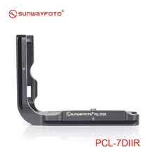 SUNWAYFOTO PCL-7DIIR головка штатива БЫСТРОРАЗЪЕМНАЯ пластина для 7D MK II головка l-кронштейн специфический алюминиевый быстросъёмный пластина