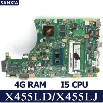 

KEFU X455LD X455LJ Laptop motherboard for ASUS X455LD/J X455L X455 Y483L W419L W409L F455 Test original mainboard 4G RAM I5 CPU